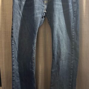 Lee Men's Dark Blue Slim Straight Jeans